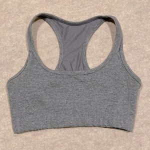 Heathered Gray Sports Bra